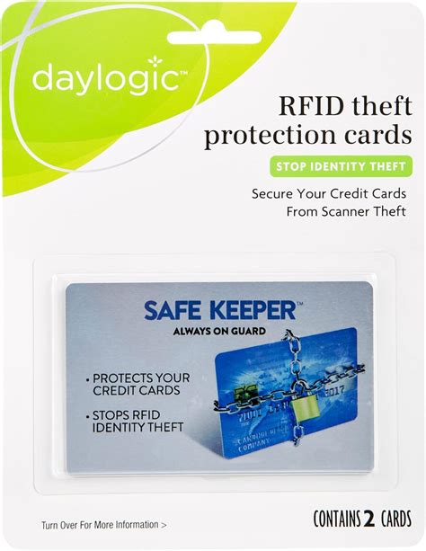 daylogic rfid theft protection cards|what does rfid blocking card mean.